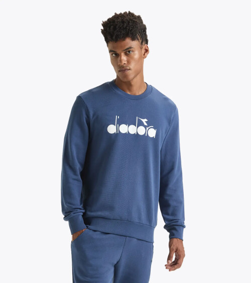 Diadora crew neck sweatshirt logo
