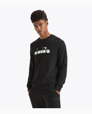 Diadora felpa girocollo logo