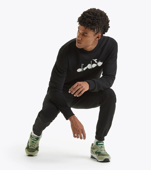 Sudadera Diadora cuello redondo logo