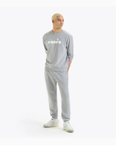 Diadora felpa girocollo logo