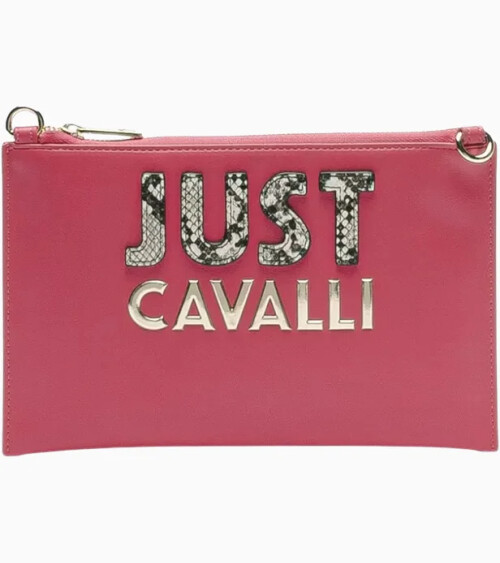 Just Cavalli pouch with zip and logo