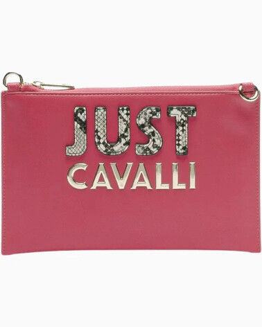 Just Cavalli pouch with zip and logo