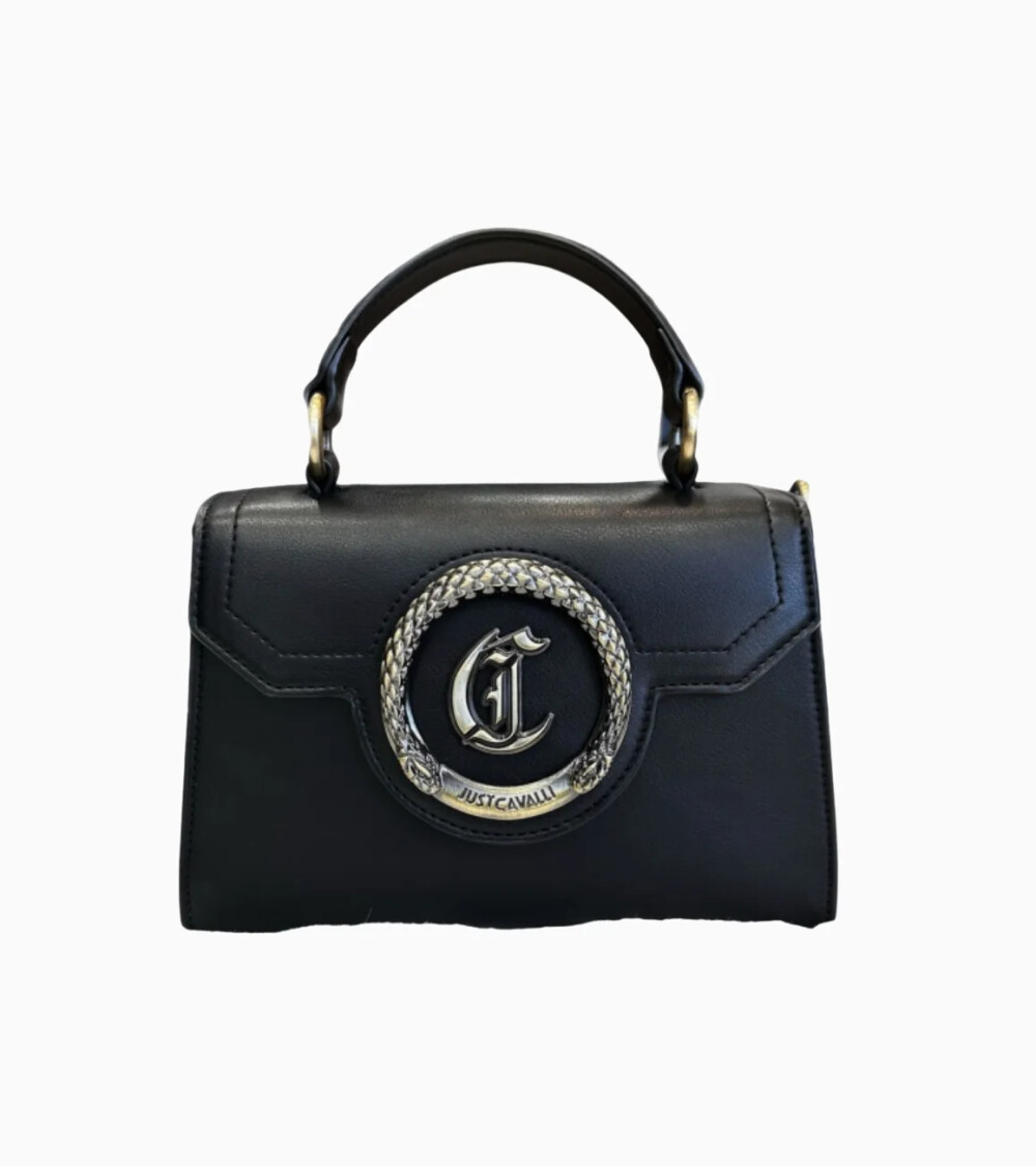 Just Cavalli bolso de mano con cierre de solapa