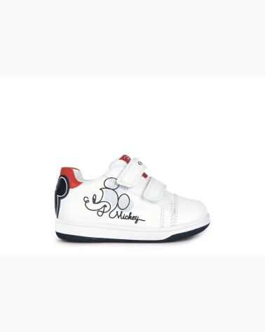 Geox low sneakers with hook and loop closure
