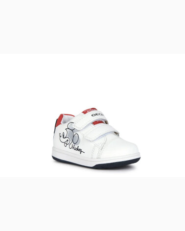 Geox zapatillas bajas con cierre de velcro