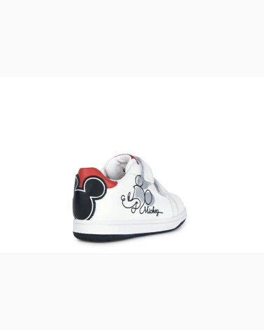 Geox low sneakers with hook and loop closure