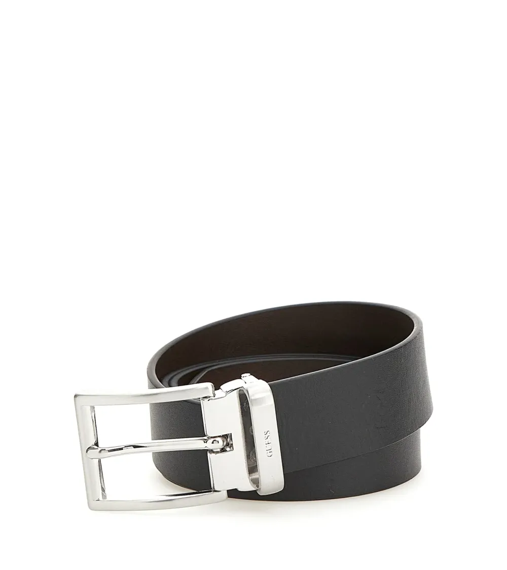 Guess belt with metal buckle