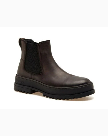 Blauer sneakers montants en cuir