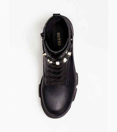 Guess bottes hautes lacets
