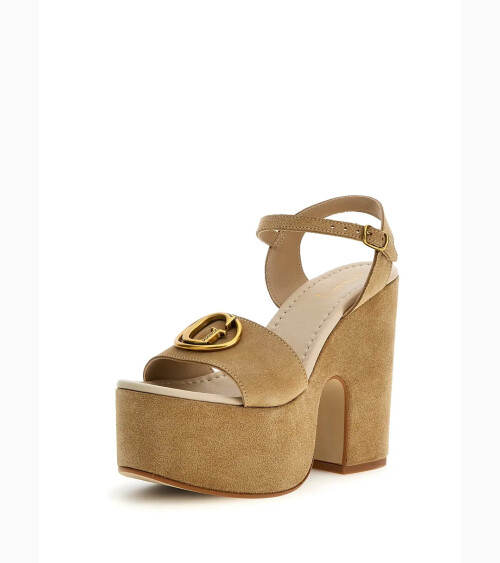 Guess sandali con zeppa donna