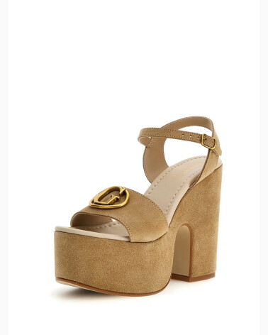 Guess sandalias de cuña para mujer