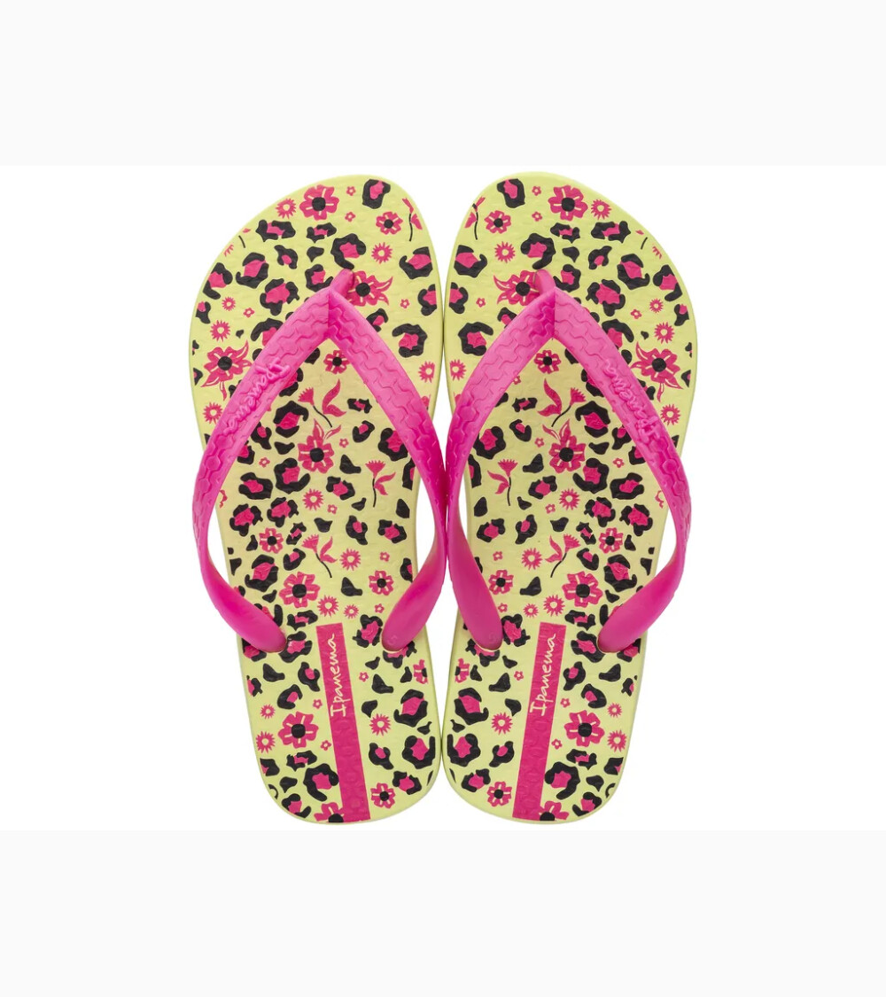 Ipanema florale Flip-Flops mit geflochtenen Riemen