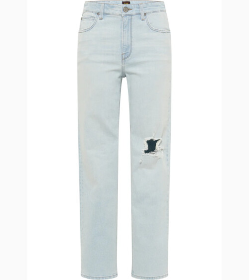 Jeans Lee dritti con strappo
