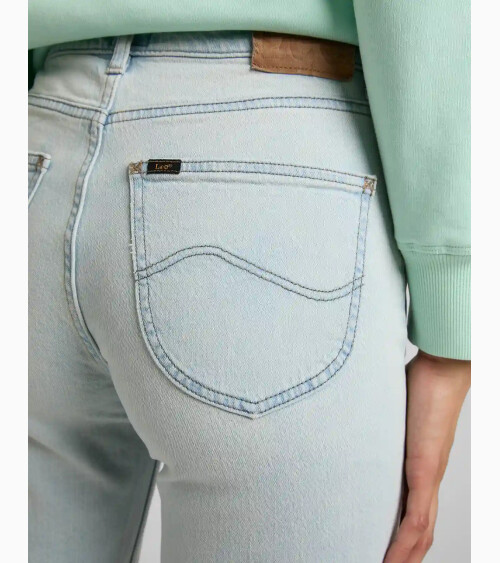 Jeans Lee droit avec déchirure