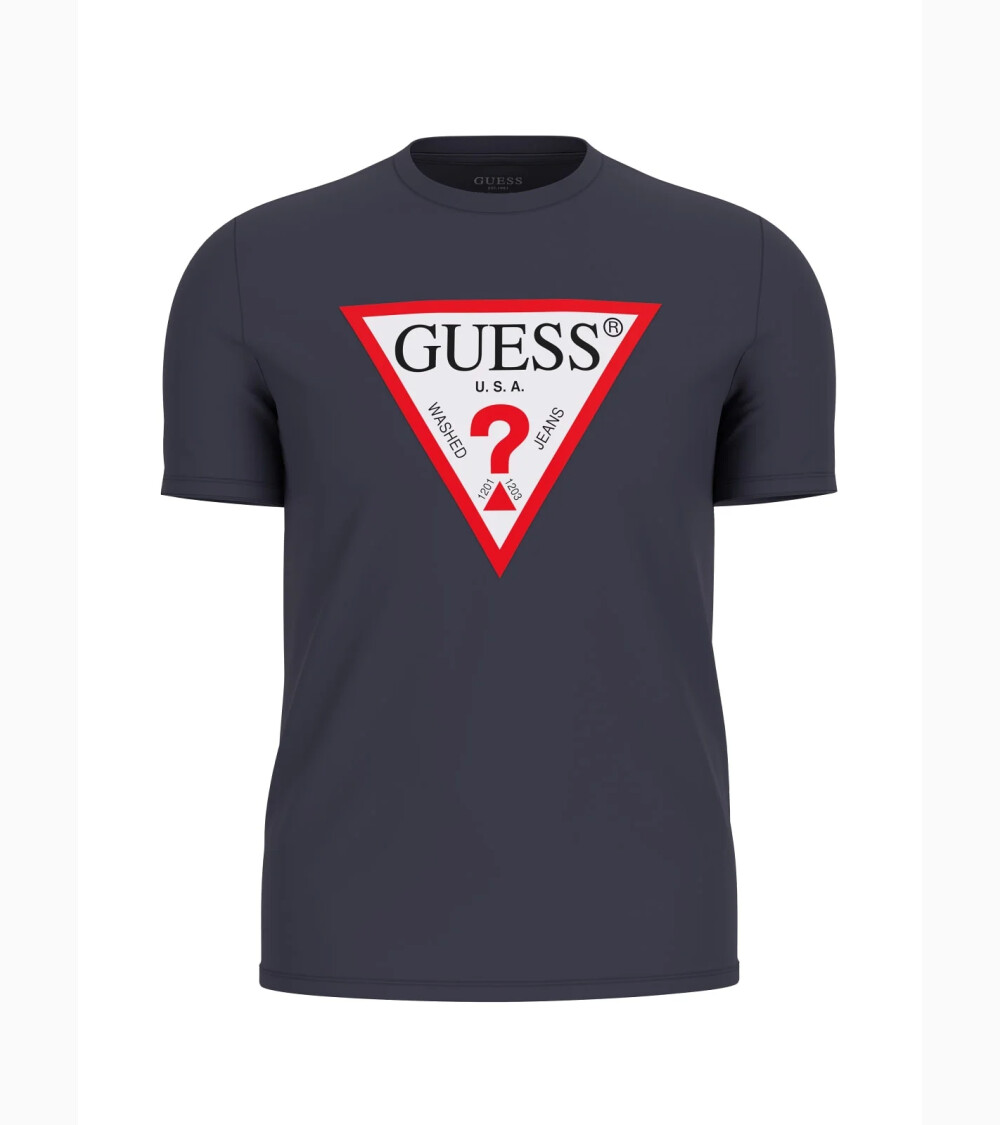 Guess T-shirt avec logo triangulaire