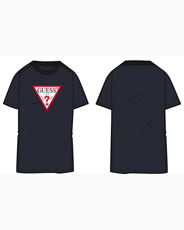 Guess T-shirt avec logo triangulaire