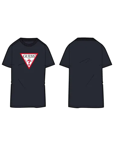 Guess T-shirt avec logo triangulaire