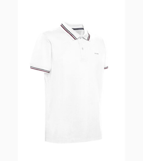 Geox polo con colletto e bordi a contrasto