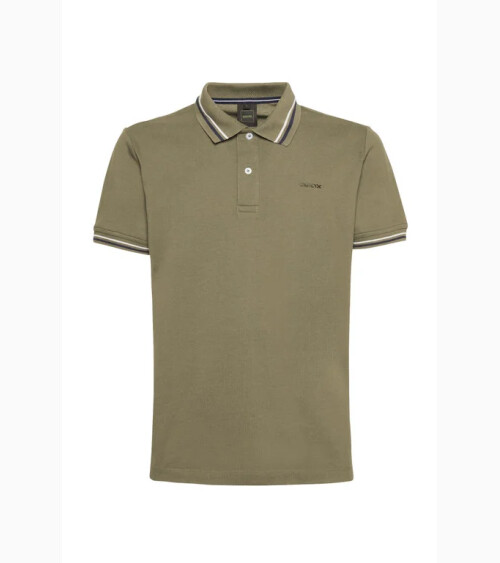 Geox polo con colletto e bordi a contrasto