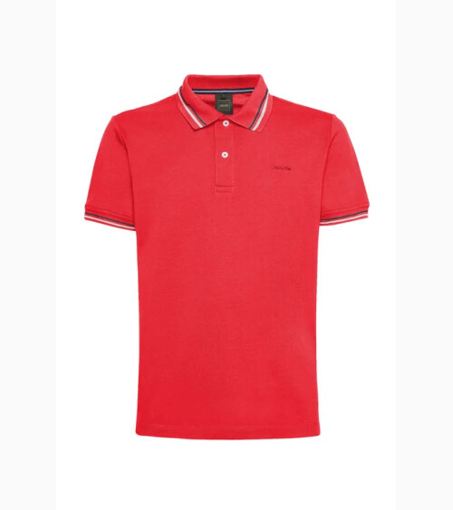 Geox polo con colletto e bordi a contrasto