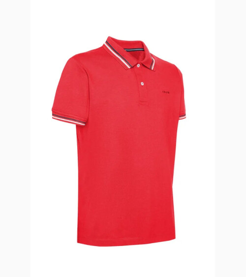 Geox polo con colletto e bordi a contrasto