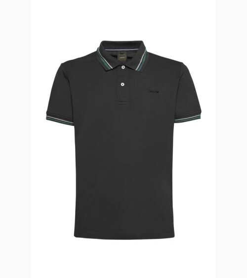 Geox polo con colletto e bordi a contrasto