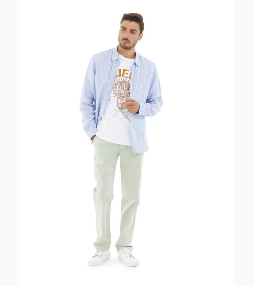 Guess camicia a maniche lunghe con bottoni