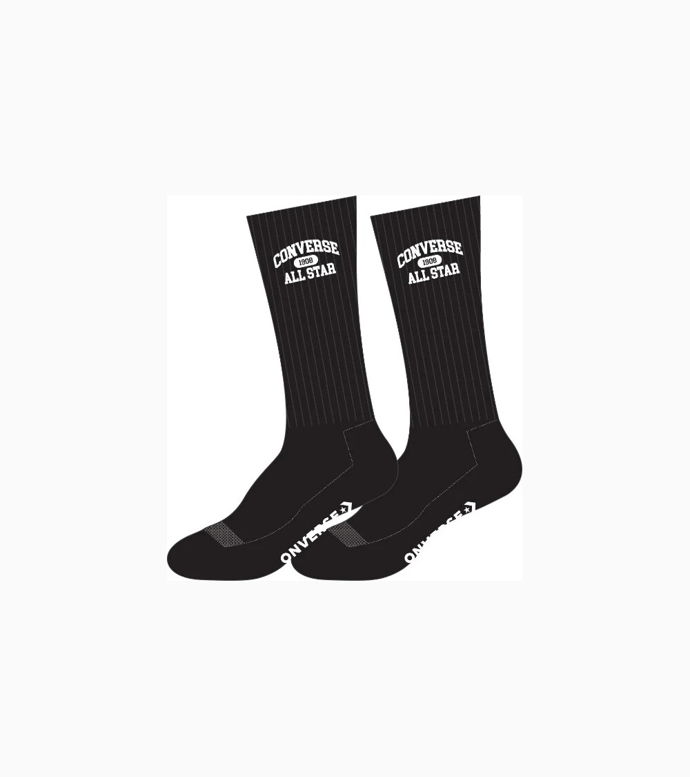 Chaussettes crew Converse avec rayures