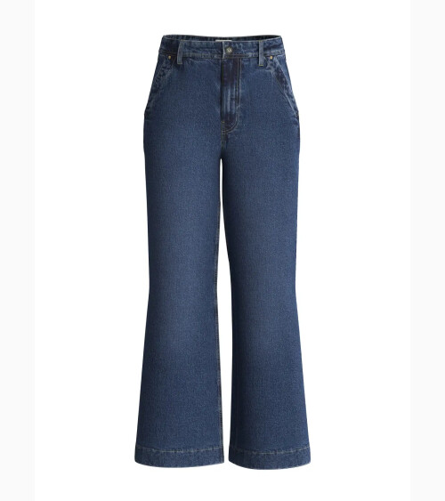 Guess pantaloni vita alta a gamba larga