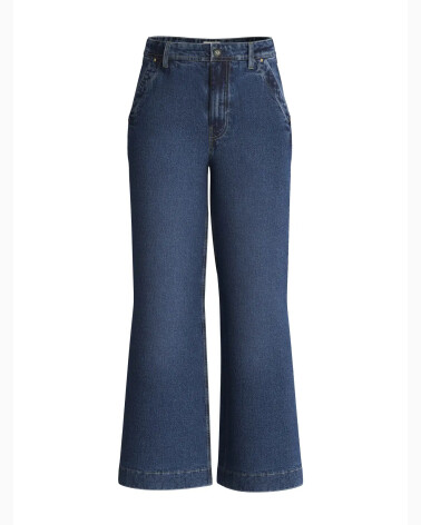 Guess pantalones de cintura alta de pierna ancha