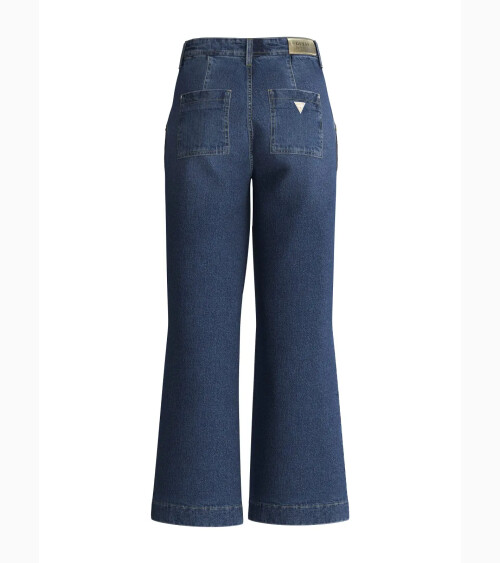 Guess Hose mit hoher Taille und weitem Bein