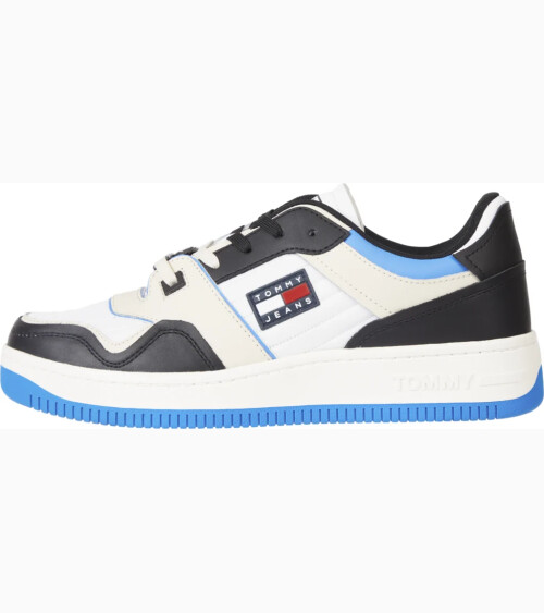 Tommy Jeans baskets basses en cuir enduit
