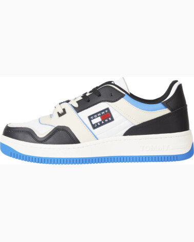 Tommy Jeans zapatillas bajas de cuero recubierto