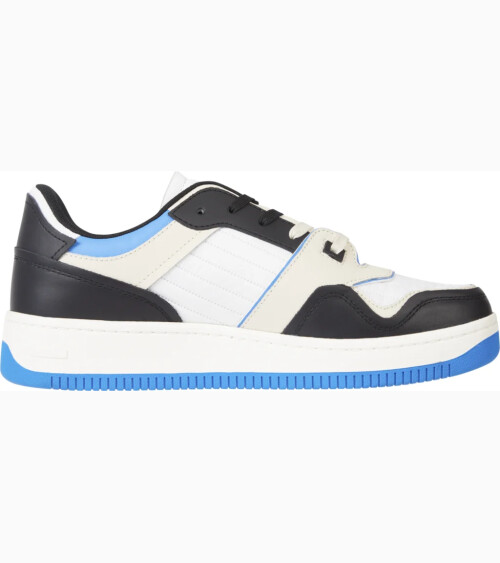 Tommy Jeans niedrige beschichtete Ledersneakers