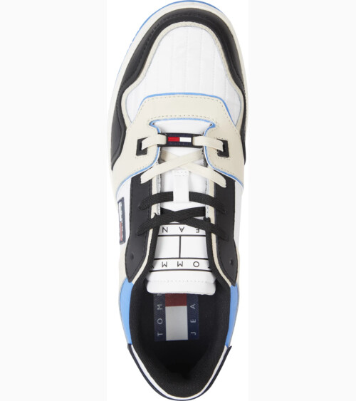 Tommy Jeans zapatillas bajas de cuero recubierto