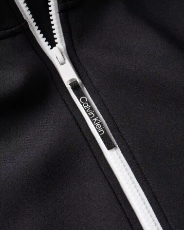 Calvin Klein hooded sweatshirt with front zip