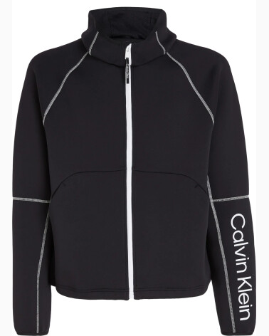 Sudadera con capucha y cremallera frontal Calvin Klein