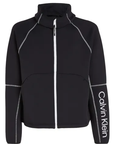 Sudadera con capucha y cremallera frontal Calvin Klein