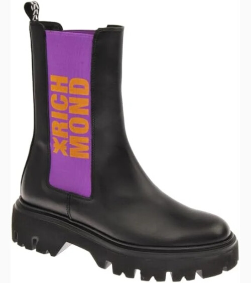 John Richmond Stiefel mit hoher Sohle