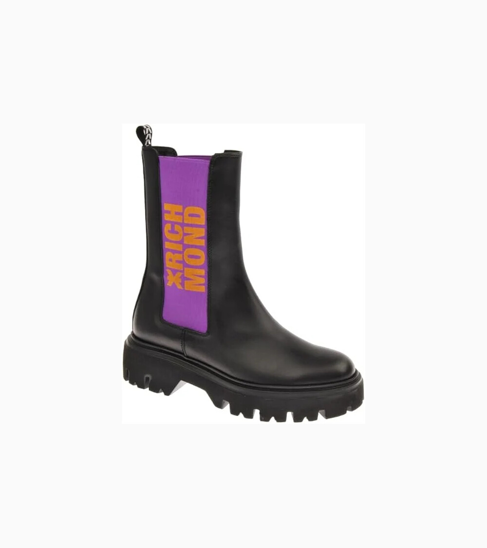 John Richmond Stiefel mit hoher Sohle