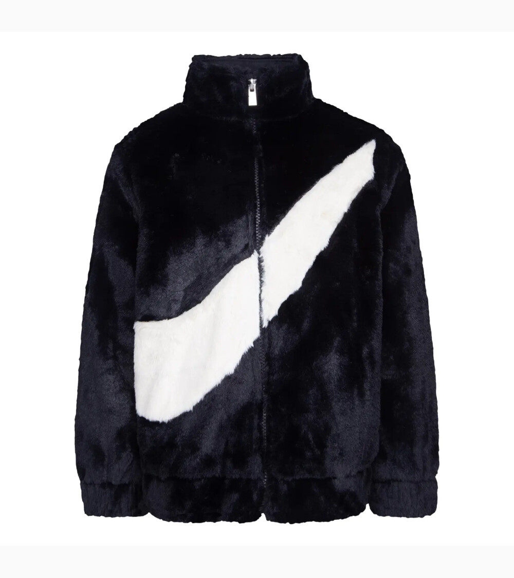 Manteau Nike Big Swoosh fausse fourrure