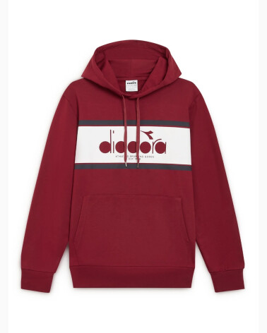 Felpa con cappuccio Diadora con logo