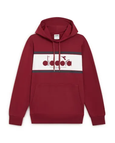 Felpa con cappuccio Diadora con logo