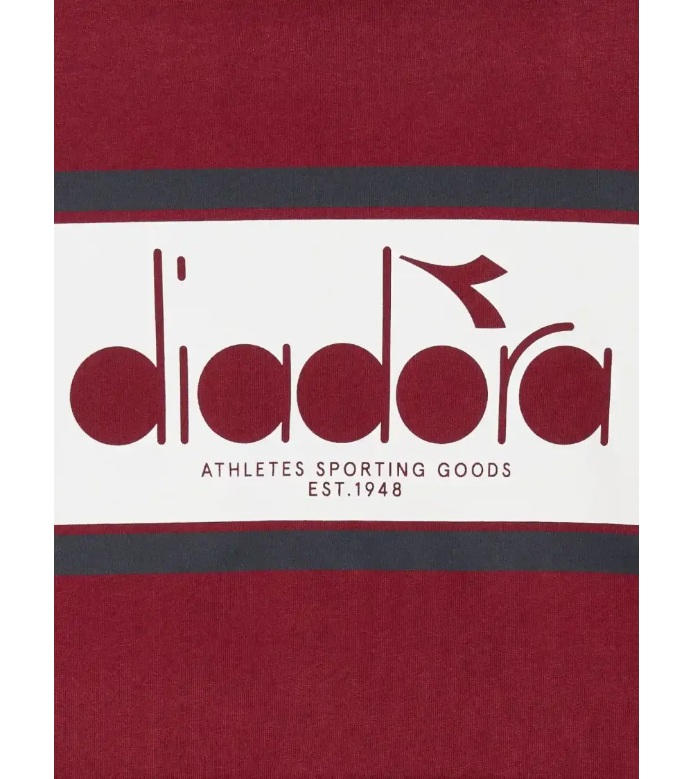 Felpa con cappuccio Diadora con logo