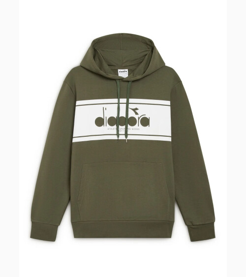 Felpa con cappuccio Diadora con logo