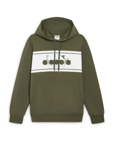 Felpa con cappuccio Diadora con logo