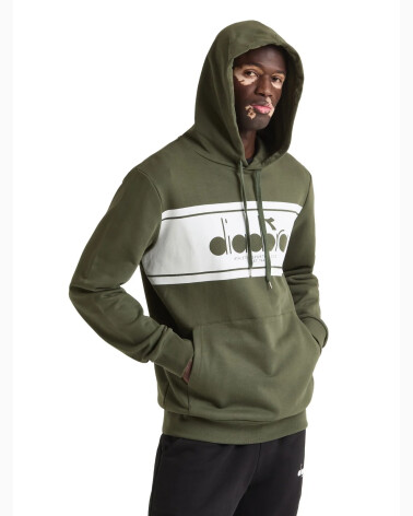 Kapuzenpullover Diadora mit Logo