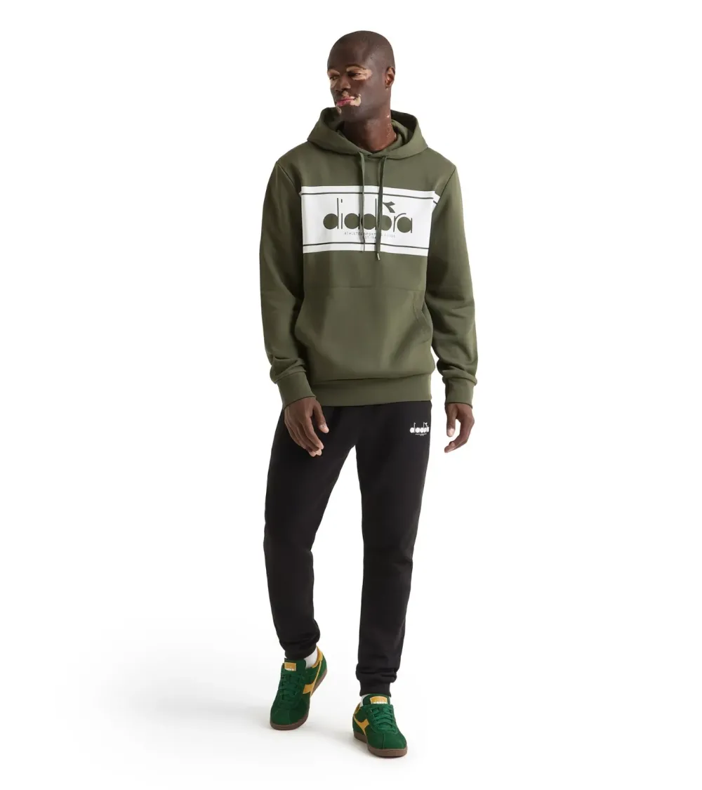 Felpa con cappuccio Diadora con logo