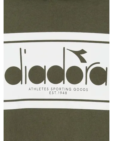Felpa con cappuccio Diadora con logo
