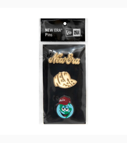 New Era set pins cappellino e personaggio